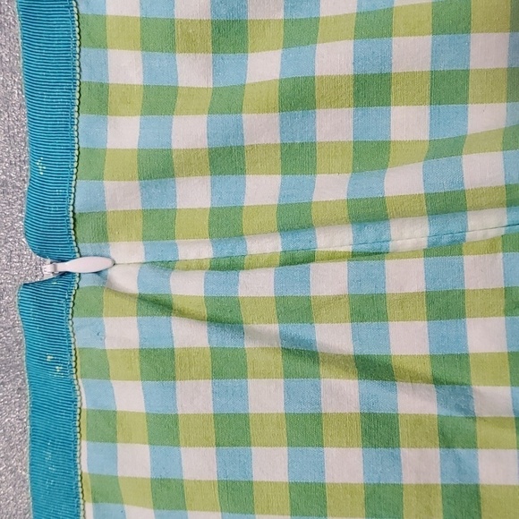 TALBOTS CHECKED BLUE AND GREEN PANTS. Size‎ 8. Side zipper. - Picture 6 of 9